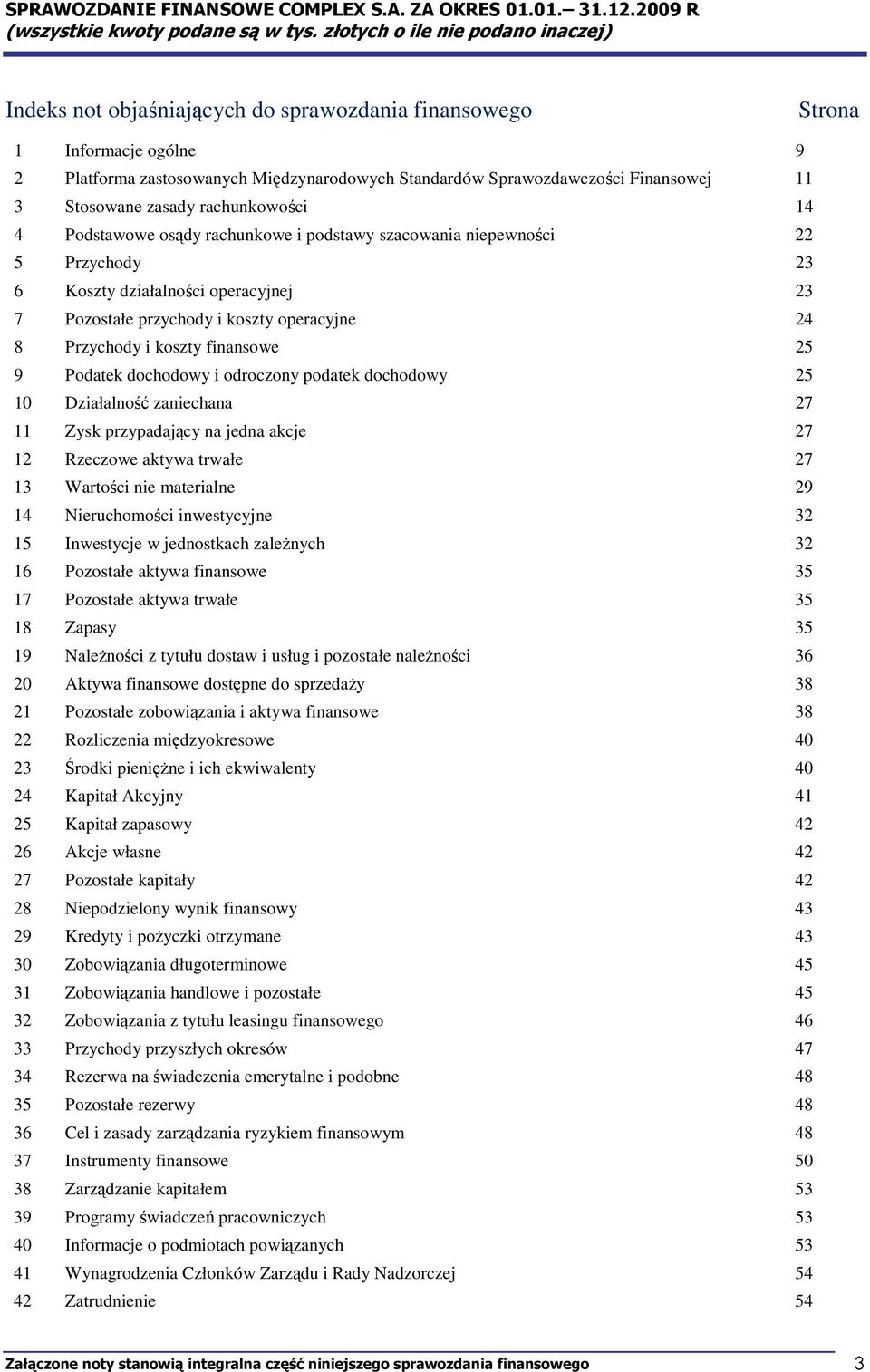 koszty finansowe 25 9 Podatek dochodowy i odroczony podatek dochodowy 25 10 Działalność zaniechana 27 11 Zysk przypadający na jedna akcje 27 12 Rzeczowe aktywa trwałe 27 13 Wartości nie materialne 29