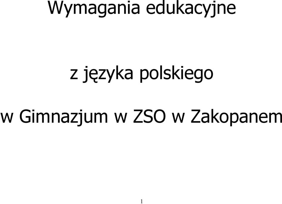 języka polskiego