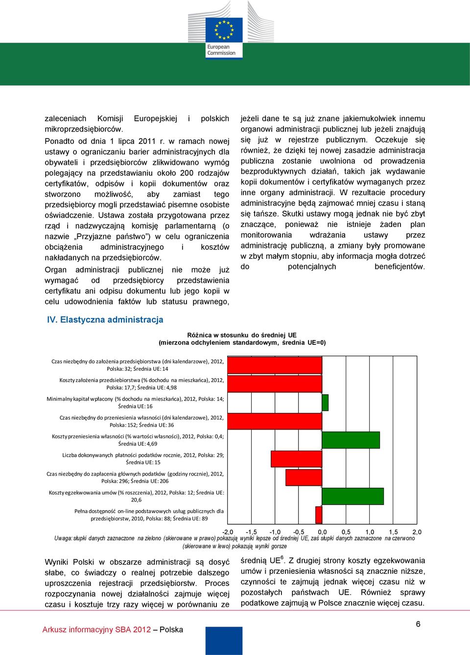 dokumentów oraz stworzono możliwość, aby zamiast tego przedsiębiorcy mogli przedstawiać pisemne osobiste oświadczenie.