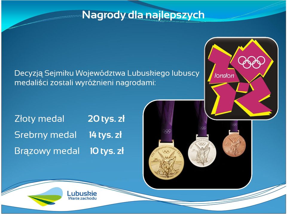 zostali wyróżnieni nagrodami: Złoty medal 20