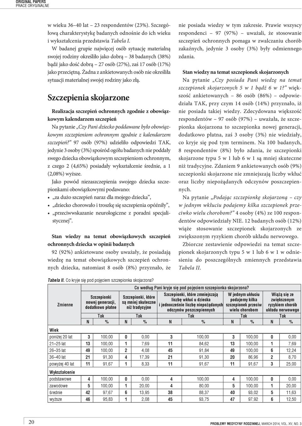 Żadna z ankietowanych osób nie określiła sytuacji materialnej swojej rodziny jako złą.