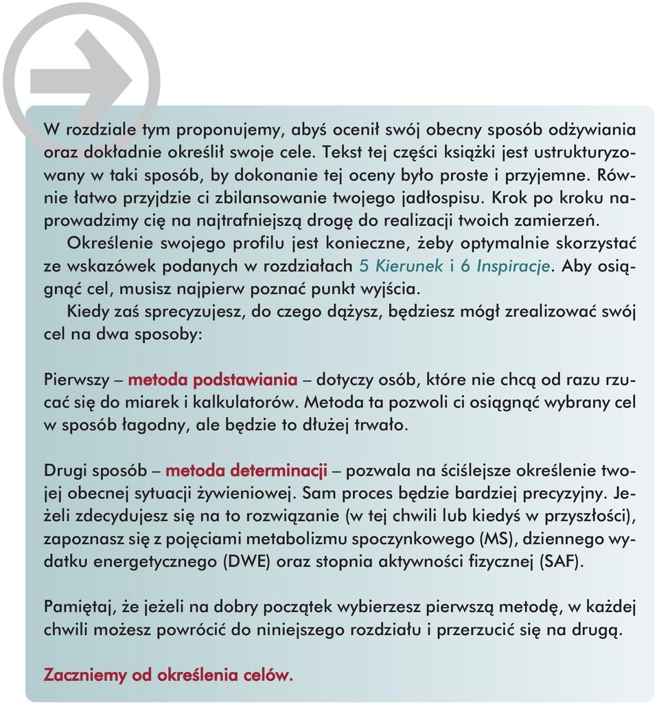 Rów - nie ła two przyj dzie ci zbi lan so wa nie two je go ja dło spi su. Krok po kro ku na - pro wa dzi my cię na naj traf niej szą dro gę do re ali za cji two ich za mie rzeń.