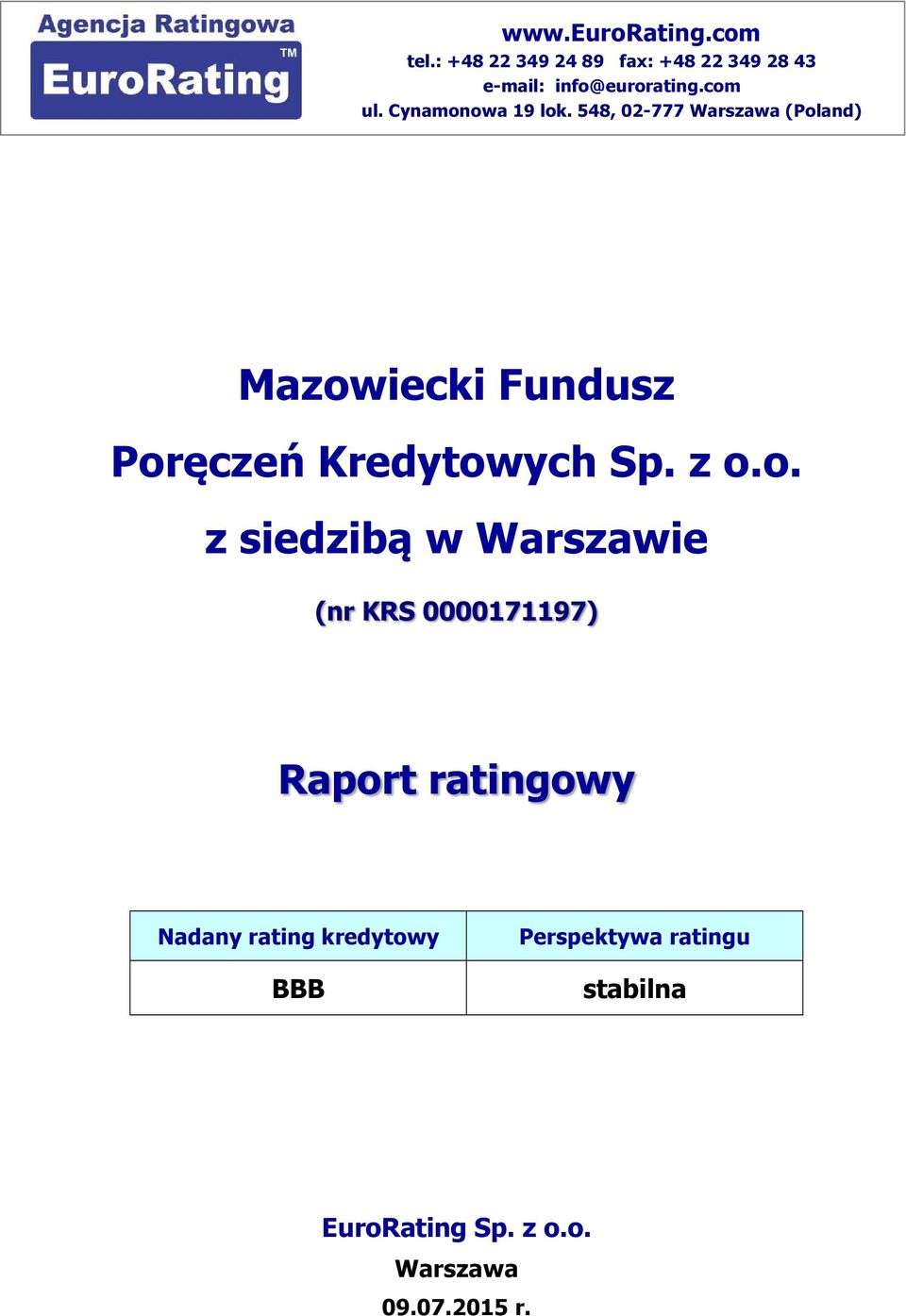548, 02-777 Warszawa (Pol