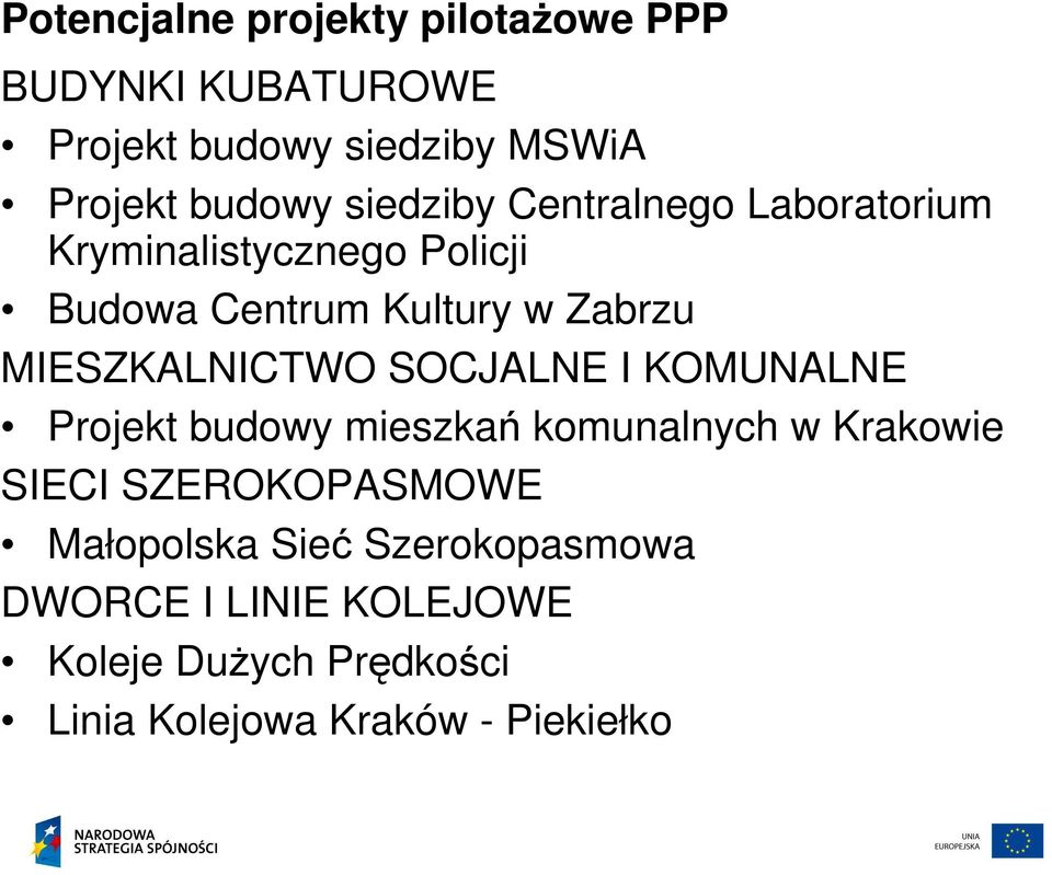 MIESZKALNICTWO SOCJALNE I KOMUNALNE Projekt budowy mieszkań komunalnych w Krakowie SIECI