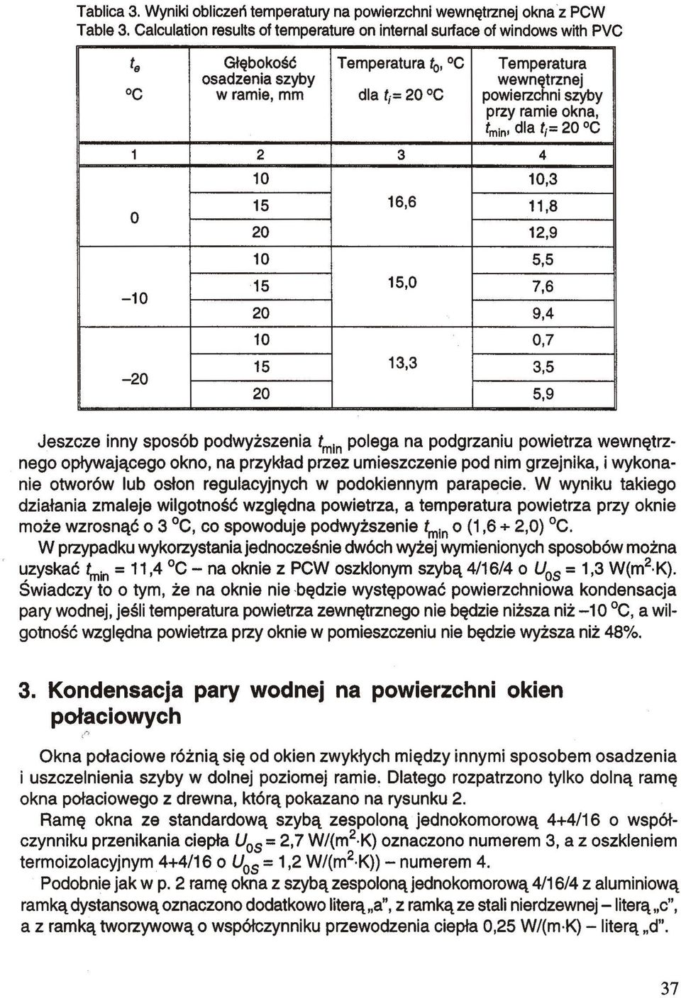 podwyższenia polega na podgrzaniu powietrza wewnętrznego opływającego okno, na przykład przez umieszczenie pod nim grzejnika, i wykonanie otworów lub osłon regulacyjnych w podokiennym parapecie.