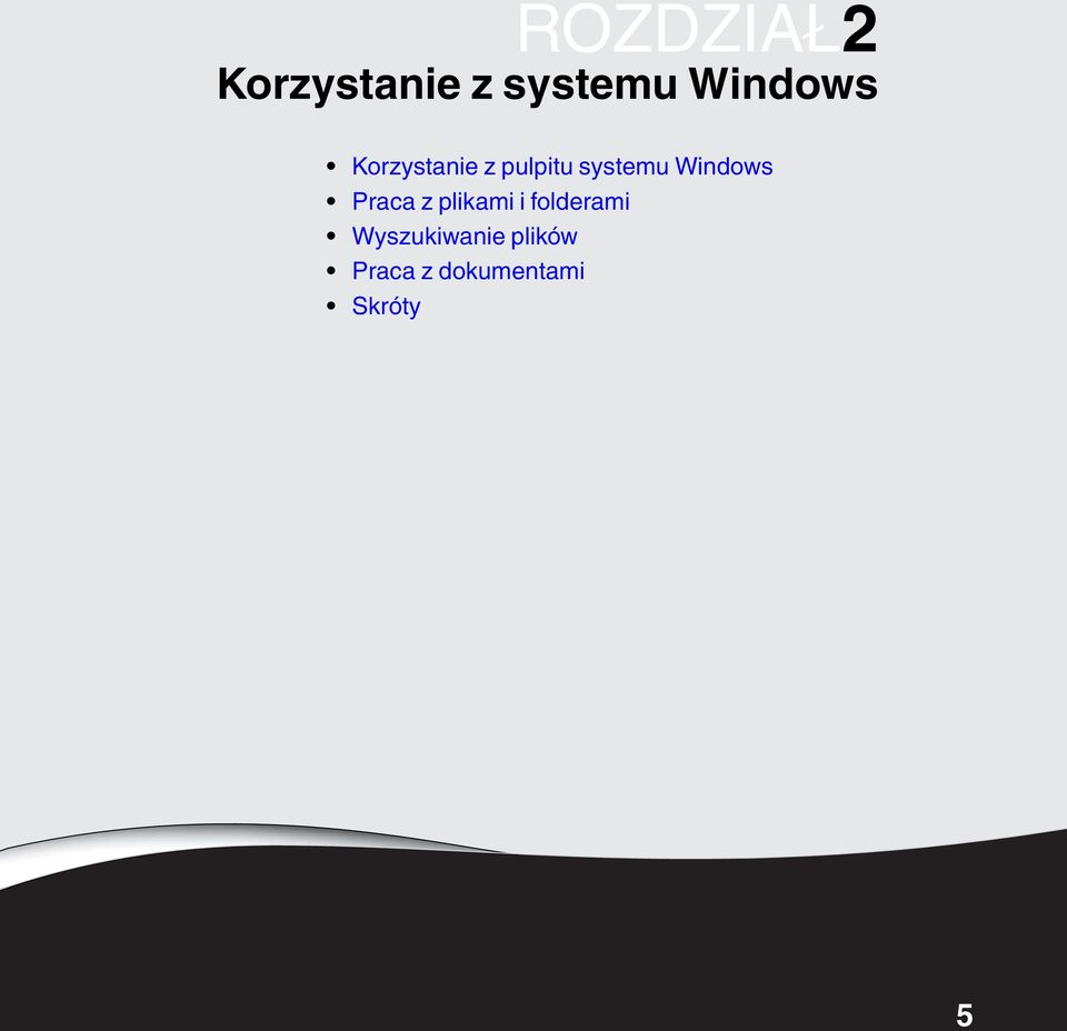 Windows Praca z plikami i folderami