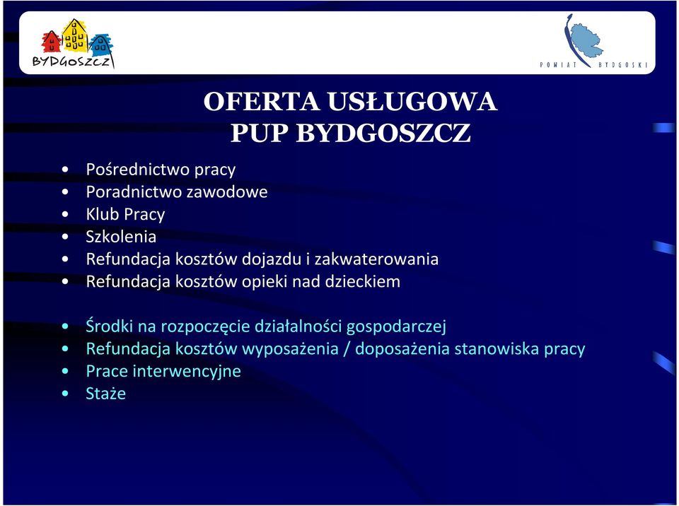 kosztów opieki nad dzieckiem Środki na rozpoczęcie działalności gospodarczej