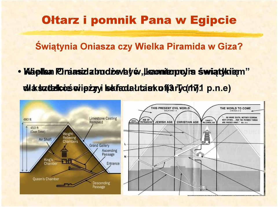 Wielka Kapłan Piramida Oniasz zbudował może być w kamiennym