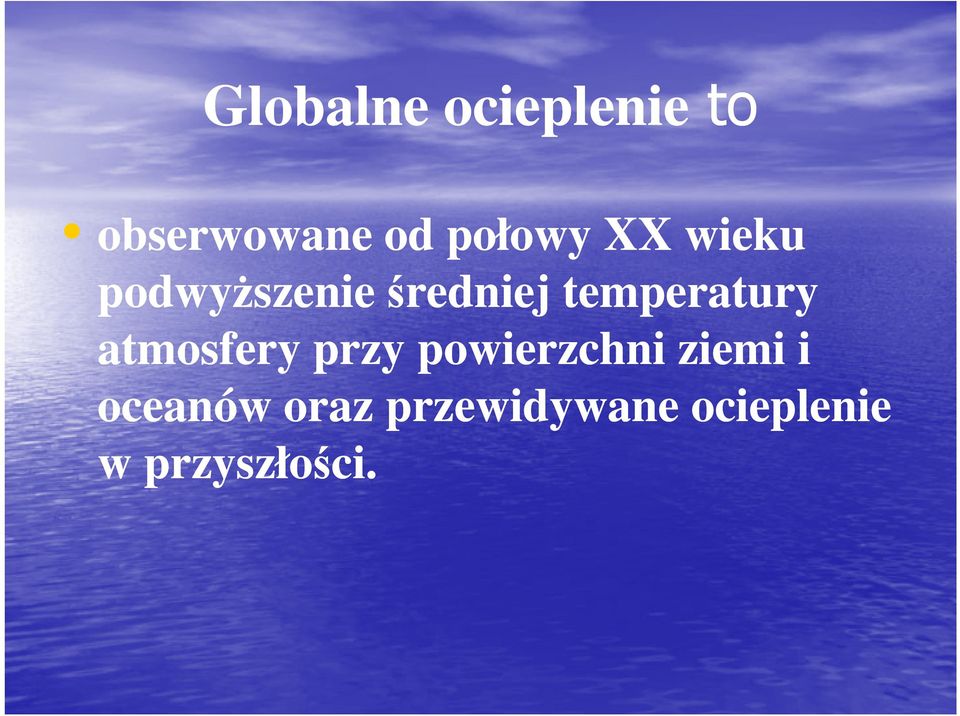 atmosfery przy powierzchni ziemi i oceanów