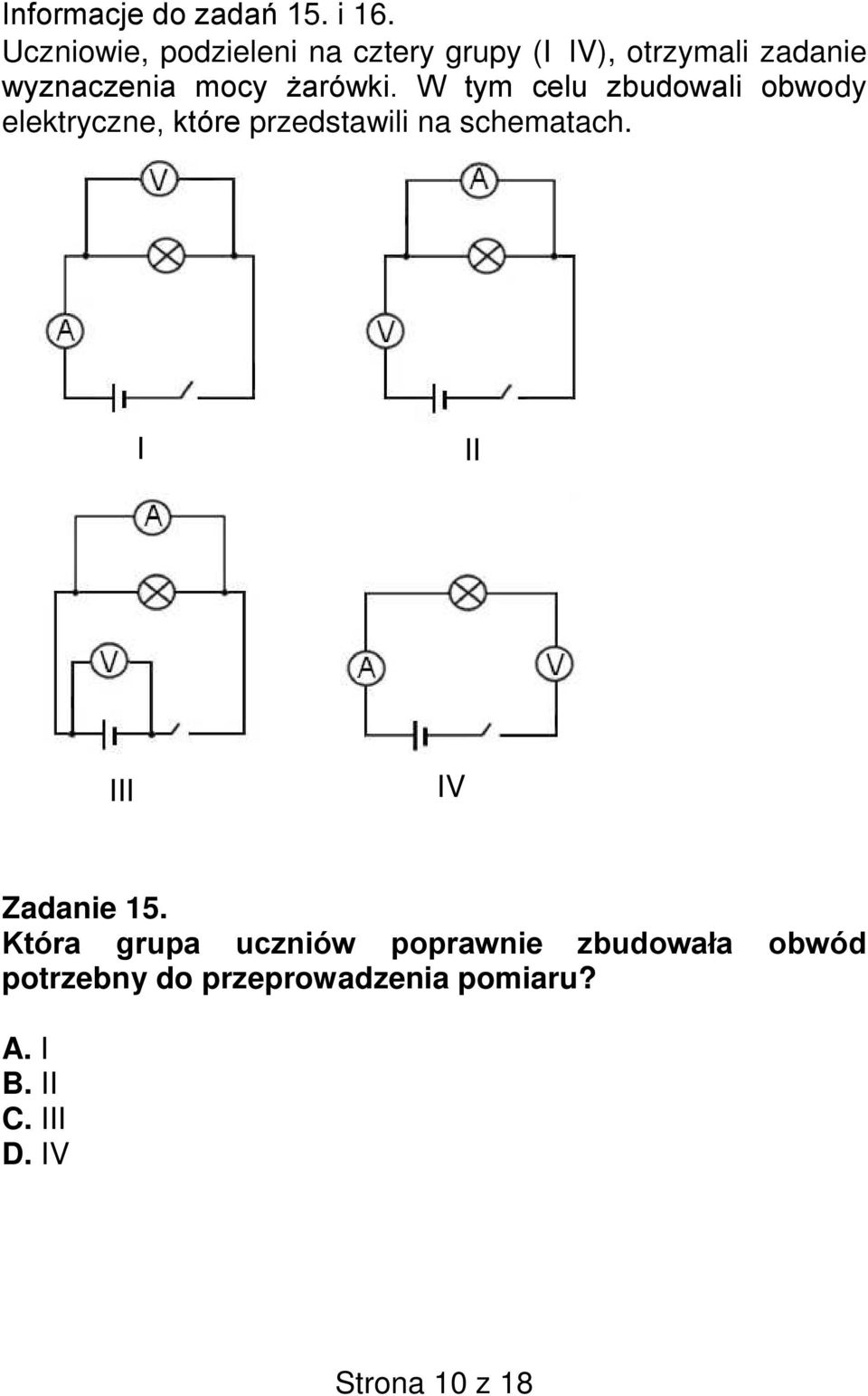 otrzymali zadanie dy elektryczne przedstawili na