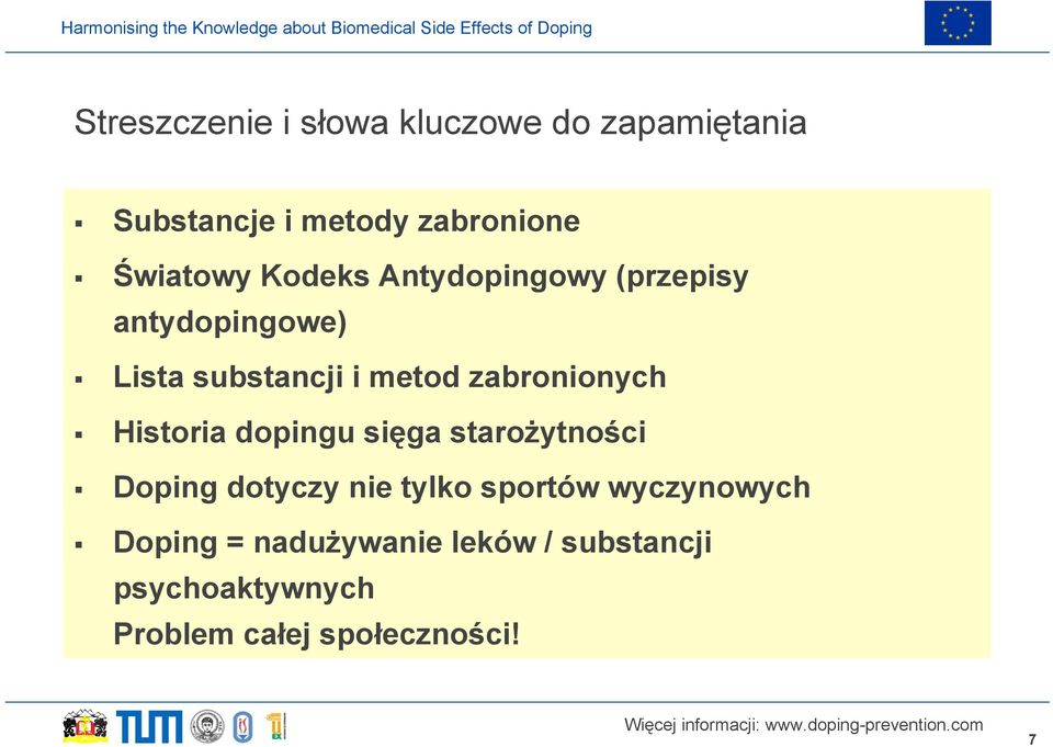 zabronionych Historia dopingu sięga starożytności Doping dotyczy nie tylko sportów