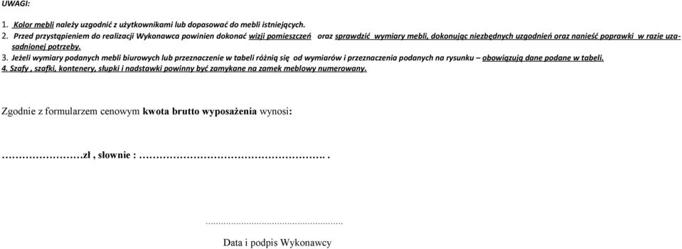 poprawki w razie uzasadnionej potrzeby. 3.