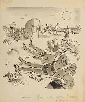 151 KAROL FERSTER "CHARLIE" (1902-1986) "Kiełbasa z wolnej ręki", ilustracja do