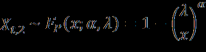 Rozkłady pików powinny nadawać zerowe prawdopodobieństwo obserwacjom poniżej pewnego kwantyla cen Niech m = mediana(x t ) Shifted log-normal (SLN),