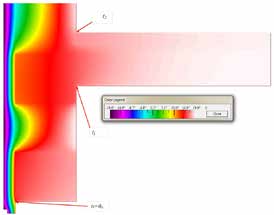 DETAL 11 Sposób zamocowania stolarki okiennej w ścianie z wieńcem żelbetowym. Tablica 6.11. Obliczone parametry cieplno-wilgotnościowe węzła.