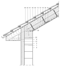 Obliczone parametry cieplno-wilgotnościowe tylko dla ściany.