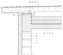 Obliczone parametry cieplno-wilgotnościowe tylko dla ściany.