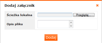 Rysunek 37 Wskazywanie ścieżki lokalnej dla dokumentu W celu złożenia oferty należy wypełnić wszystkie wymagane pola w szczegółach pozycji tak aby status oferty był Kompletny.