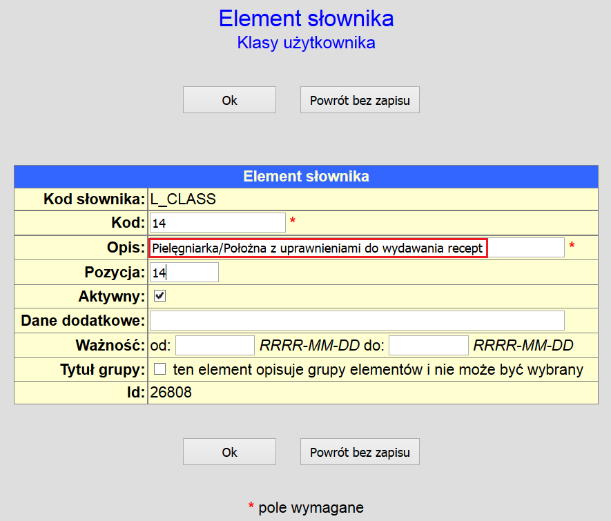 Instrukcja dodawania recept dla pielęgniarek i położnych W systemie Medicus On-Line została dodana możliwość wystawiania pełnej recepty dla pielęgniarek i położnych zgodnie z Rozporządzeniem Ministra