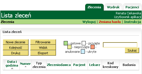 Wprowadzanie informacji podczas filtrowania danych W oknach służących do wprowadzania informacji przemieszczamy się między pozycjami za pomocą klawisza Tab oraz Shift+Tab (odpowiednio w dół i w górę