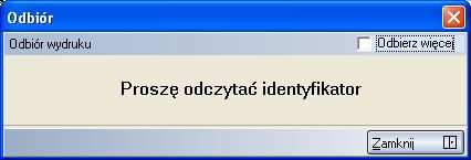 Zestaw naleŝy wybrać z listy zestaw wzorców odpowiedni dla wydruku danych wyników badań, Uwaga: w karcie ustawień drukowania jest takŝe widoczny przycisk Sekcje, który wywołuje kartę zawierającą