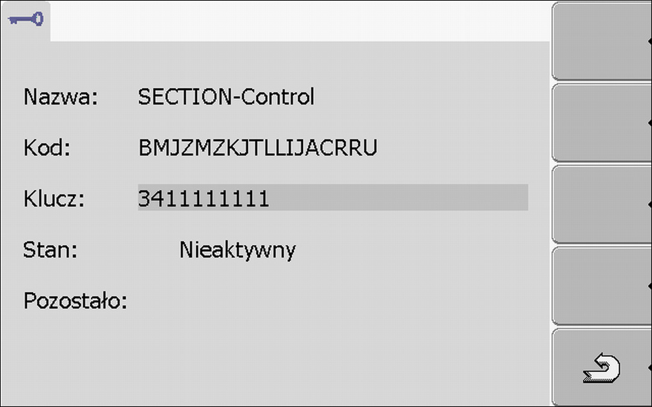 W ekranie "Licencje" obok nazwy aplikacji pojawia się następujący symbol: Aplikacja jest aktywna. Możesz korzystać z aplikacji bez ograniczeń. 7.