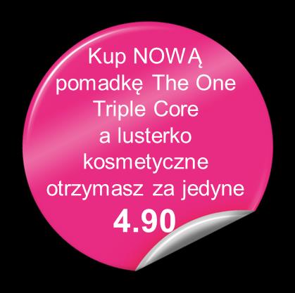 NOWOŚĆ Pomadka The ONE Triple Core 3 kroki