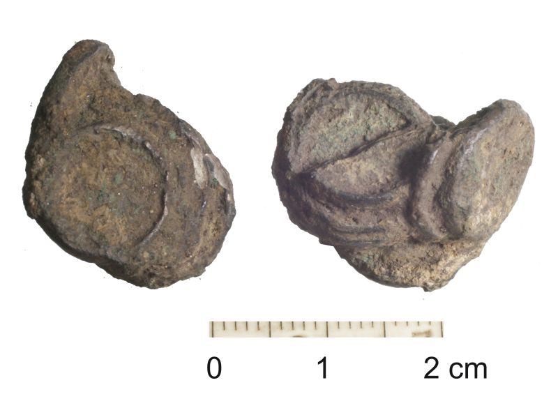 Wyjątkowym tegorocznym znaleziskiem, odkrytym w ostatnim dniu badań wykopaliskowych, jest zlepek denarów krzyżowych. Być może była to zawartość, nie zachowanej do dziś sakiewki.