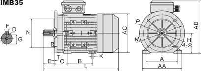 KORPUS ŻELIWNY - WYMIARY WYMIARY I MOCOWANIA B / B OVERALL & INSTALLATION DIMENSION Rozmiar 9S 9L/L S M/L N M B P 9 T...... S M M M M M M M M M M R BB N M P T.... S M M M M M M M M M R D 9 E F G.