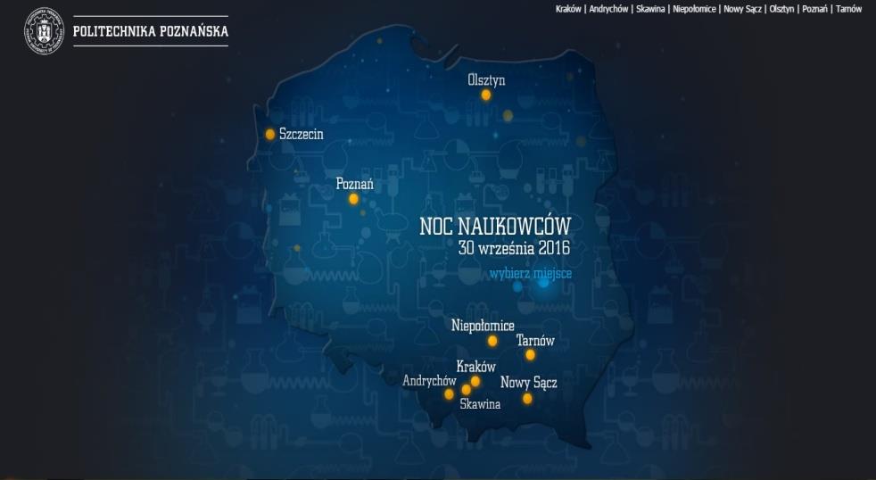 Noc Naukowców Mapka Nocy Naukowców Polityka