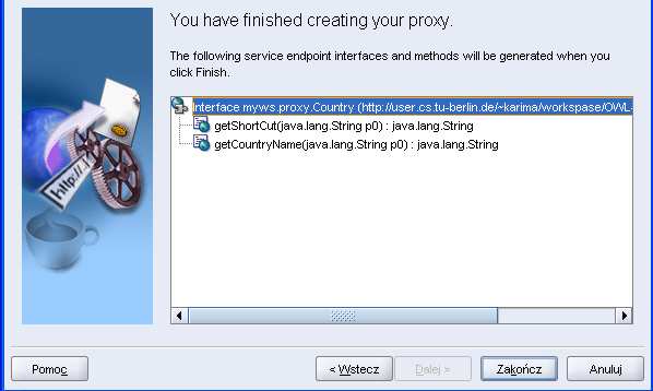 Implementacja klienta Web Service w praktyce Generacja klasy proxy w IDE (1/3) Do utworzenia klienta Web Service nie jest niezbędna znajomość SOAP ani interfejsów programistycznych związanych z