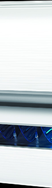 KLIMATYZATORY ŚCIENNE RAC 2014 Triangle design Nowy klimatyzator Samsung AR09HSSFAWKN łączy efektywne chłodzenie, komfort i troskę o zdrowie z niezwykłą formą trójkąta nadaną jednostce wewnętrznej.