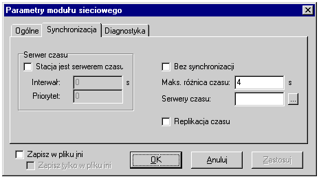 Interfejs użytkownika dokumentacja AslView Zakładka pozwala sparametryzować moduł sieciowy ASLINK w zakresie synchronizacji czasu.