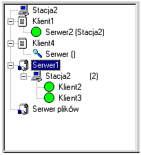 Interfejs użytkownika dokumentacja AslView Po prawej stronie okna, powyżej okna komunikatów znajduje się znacznik połączenia programu AslView z modułem sieciowym ASLINK.