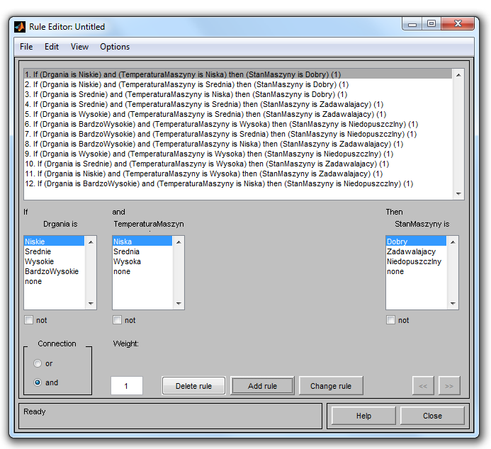 Type typ funkji Params parametry funkji Próz zmiany parametrów funkji numeryznie poprzez wpisanie odpowiednih wartośi w Input Params, można funkje również zmieniać ręznie poprzez złapanie krzywej ądź