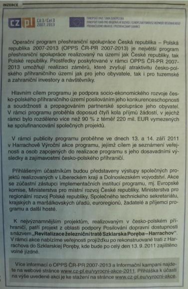 Media prasa, radio, telewizja W 2011 roku WST wspólnie z innymi podmiotami zaangażowanymi we wdrażanie Programu informował opinię publiczną na łamach prasy o aktualnym stanie wdrażania Programu,