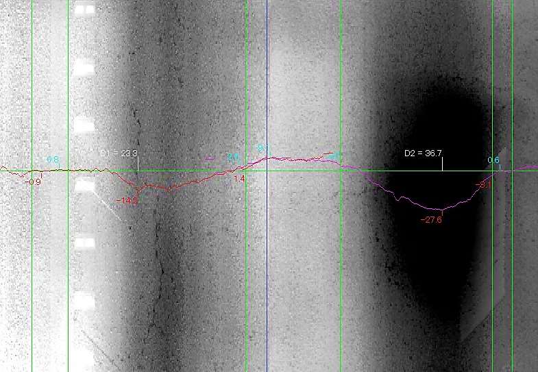 Pomiar kształtów 3D - Koleiny (3D Shape Measurement) Obrazowanie rozkładu wysokości