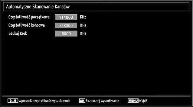 WAŻNE: Proszę upewnić się, że przy pierwszej instalacji antena jest podłączona, a moduł interfejsu wspólnego nie jest włożony przed włączeniem telewizora. 1.