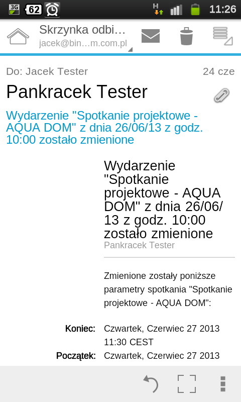 Dostęp z poziomu klienta pocztowego Thunderbird Obsługa konta e-mail Thunderbird Obsługa