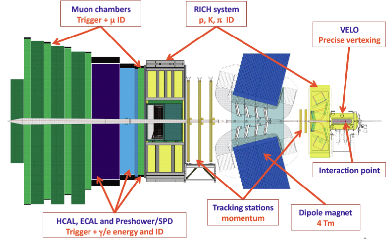 Detektor LHCb σ(pp bb) = 284 ± 53 mb dla (s = 7