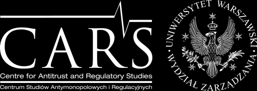 SPRAWOZDANIE Z DZIAŁALNOŚCI CENTRUM STUDIÓW ANTYMONOPOLOWYCH i REGULACYJNYCH ZA 2015 ROK 1.