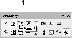 174 OpenOffice.ux.pl w biurze i nie tylko Rysunek 6.6. Wybór formantu Przycisk Rysunek 6.7. Procedura rysowania (wstawiania) formantu 3.