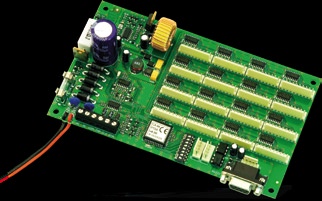 CA-64 PTSA Tablica synoptyczna podłączenie do 128 diod LED informujących o stanie wejść i stref systemu alarmowego komunikacja z programem GUARDX przez port RS-232 zasilacz impulsowy MODUŁY ROZBUDOWY