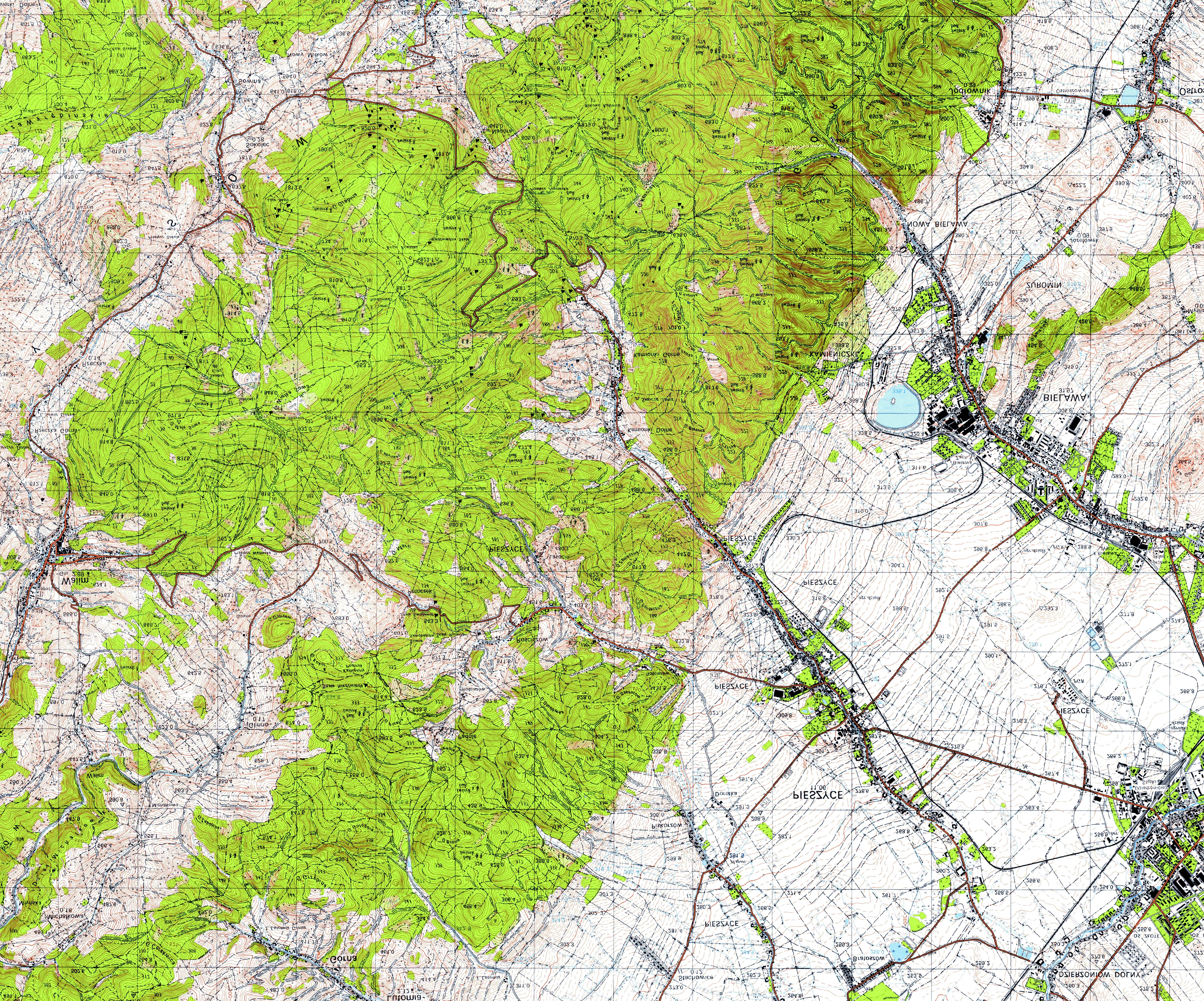 Objaśnienia GEOTERRA geologia, geotechnika, hydrogeologia Załącznik nr 1 Mapa przeglądowa z lokalizacją terenu badań - lokalizacja terenu badań Opinia geotechniczna określająca warunki gruntowo -