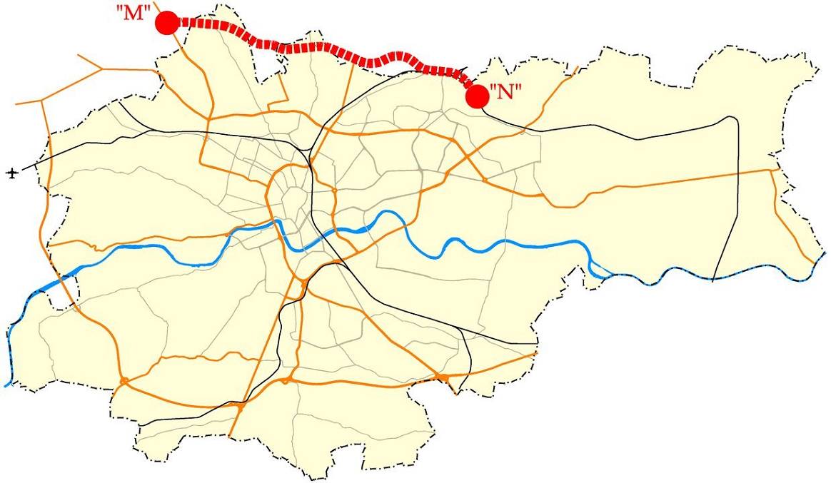 ST-3.2 Przygotowanie budowy odc. węzeł Modlnica - węzeł Nowohucki Budowa drogi głównej przyspieszonej S 2x3 (dwie jezdnie po trzy pasy ruchu) o długości ok.