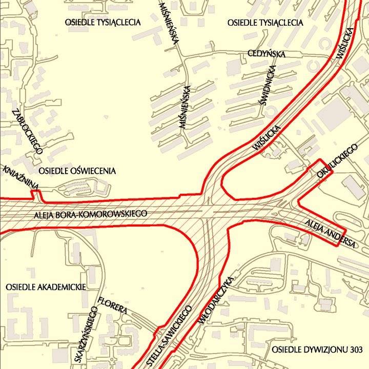 ST-4.2 Rozbudowa węzła Mistrzejowice wraz z linią tramwajową KST "Stella - Sawickiego" Rozbudowa węzła Mistrzejowice wraz z linią tramwajową KST "Stella-Sawickiego", w tym: - rozbudowa skrzyżowania