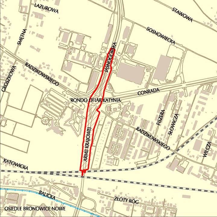 ST-4.4 Budowa tunelu pod Rondem Ofiar Katynia w Krakowie Budowa dwujezdniowego tunelu drogowego GP 2x2 pod Rondem Ofiar Katynia wraz z murami oporowymi i