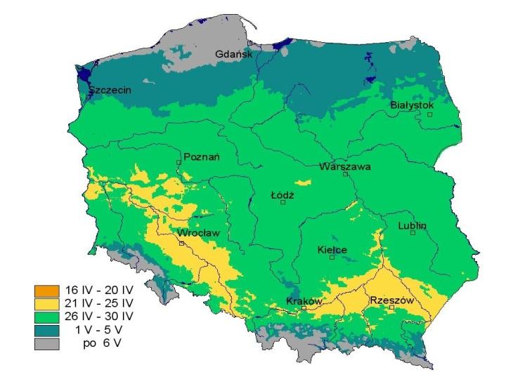 temperaturze gleby 8 o C, prowadzi do wniosku o potrzebie zmian optymalnych terminów siewu kukurydzy 8.