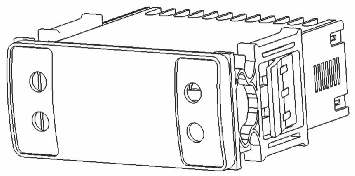 9. MTAŻ REGULATORA Uchwyty montażowe Panel przedni o stopniu ochrony IP65 Montaż w tablicy (maksymalna grubość 15mm) 10. WYMIARY Maksymalnie 15mm A1 O2 A2 O C O F P 34,5 mm 76 mm 11.