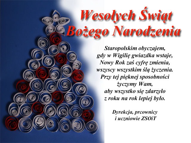 pl W tym numerze: Międzyszkolny konkurs wiedzy o krajach anglojęzycznych COSMOPOLITAN Cykl spotkań Religie współczesne II Wojewódzki Konkurs Piosenki Rosyjskiej 2 2 3 Andrzejki w ZSOiT